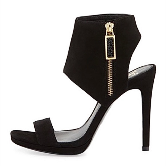 Vince Camuto Signature Shaylee Suede Cuff Stiletto Sandals - Picture 1 of 15